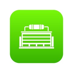 Plant icon digital green for any design isolated on white vector illustration