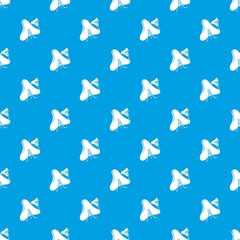 Fototapeta premium Smallpox virus pattern vector seamless blue repeat for any use