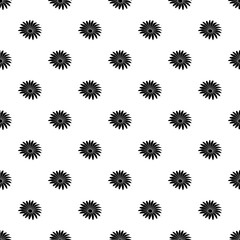 Gerber flower pattern vector seamless repeating for any web design