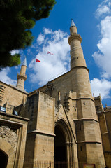 Fototapeta premium Selimiye Mosque, St. Sophia Cathedral, Nicosia, Lefcosa, Cyprus
