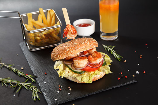 Shrimp Burger