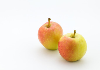 apple on a white background