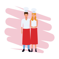 Restaurant teamwork avatar