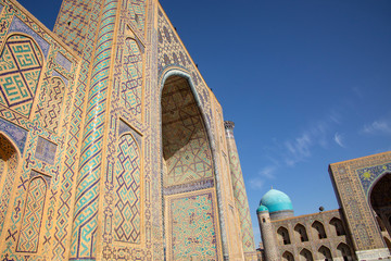 Ulug Beg Madrasa in the Registan Ensemble, Samarkand, Uzbekistan