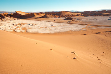 Road through The Moon Valley, Atacama Desert, Chile