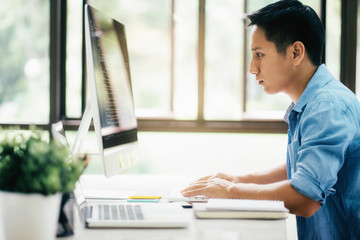 Programmers and developer teams are coding and developing software