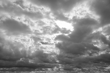 Obraz premium Cloudscape before rain