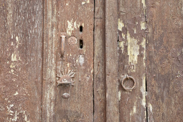 eski kapı detay