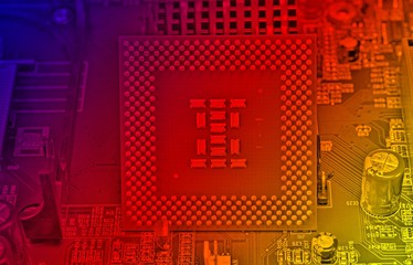 cpu pins and circuit mother board