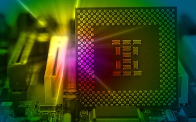 cpu pins and circuit mother board