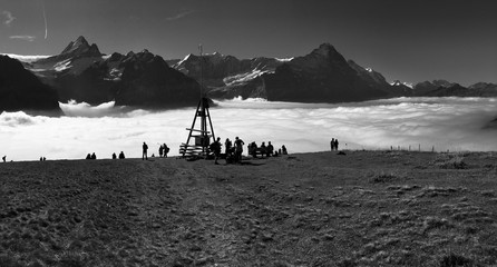 Alpen, Wandern, Berner Oberland, Eiger Mönch Jungfrau, Grindelwald, Schweiz