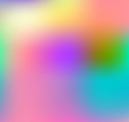 Abstract rainbow background, soft blur, bokeh, square