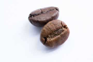 Obraz premium Isolated coffee beans 