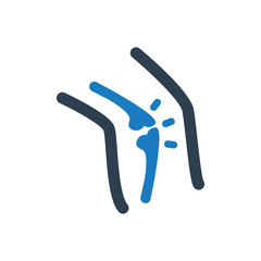 surgery icon,  broken bone, posture correction, scoliosis, Knee icon of vector illustration 