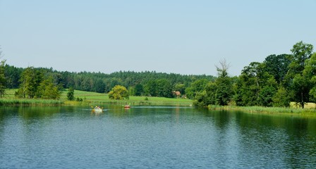 Paddeln auf der Krutyna