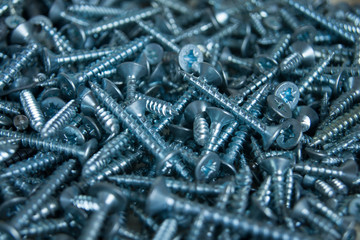 Screws texture. A lot of screws