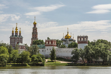 Novodevichy Convent, Bogoroditse-Smolensky Monastery Moscow Russia summer