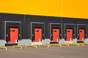 innovative logistic warehouse complex. Excellent solution for storing, sorting and transporting...