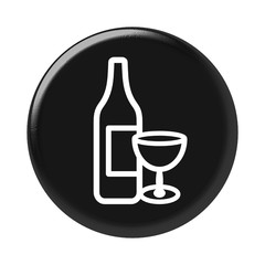 butelka z kieliszkiem ikona