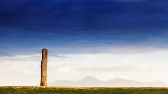 Millenium Stone Megalith Mourne Mountains Northern Ireland