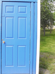 La porte bleue