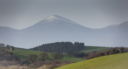 Obraz premium Winter Approaches Mourne Mountains