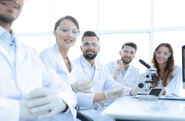 head of the scientific project and research team at the workplace