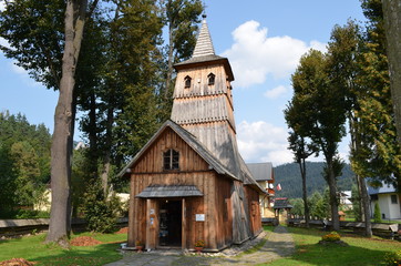 Zabytkowy kościółek drewniany, Sromowce Niżne, Polska