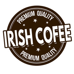 Irish coffee  sign or stamp