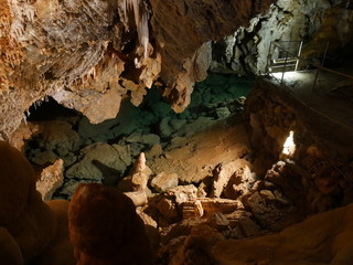 Borgio Verezzi - laghetto nelle grotte Valdeminio 