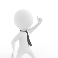 happy businessman wearing a tie