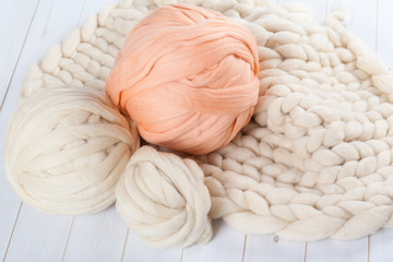 balls of yarn thick yarn