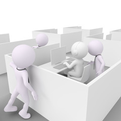 Working and drinking coffe