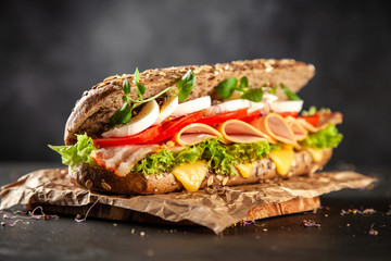 Klassische BLT-Sandwiches