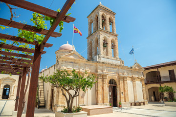 Orthodox church monastery in Crete, Greece