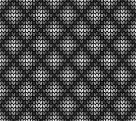 Seamless black rhombus pattern