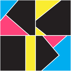 Abstract geometric seamless pattern