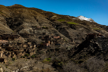 Morocco High Atlas Mountain Village