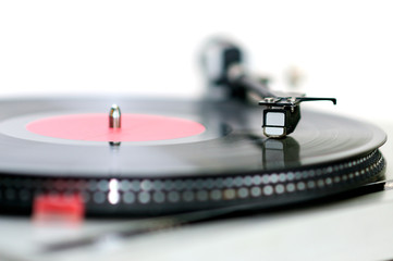 Turntable vinyl record player