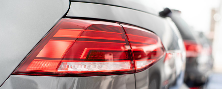 Heckleuchte eines Autos 
