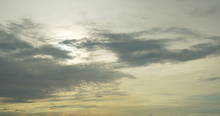 Naklejka na ściany i meble Beautiful cloudscape seen from Costa Rica