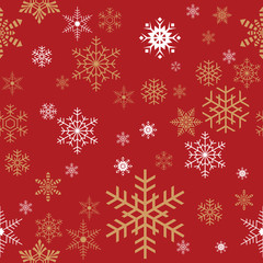 Naklejka na ściany i meble Seamless Christmas Gift Wrapping Paper Pattern Texture Wallpaper
