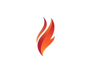 Fire flame Logo Template © AWK studio