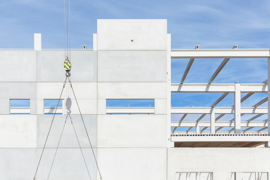Concrete warehouse construction