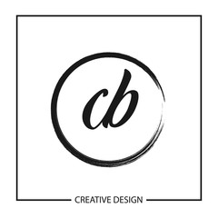 Initial Letter CB Logo Template Design