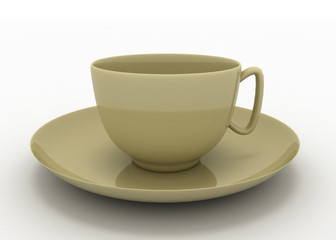 coffee cup with plate