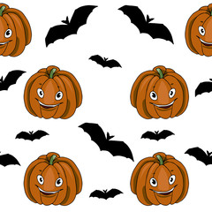 happy halloween pattern