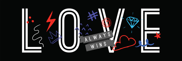 Tee print. Typography for t shirt.