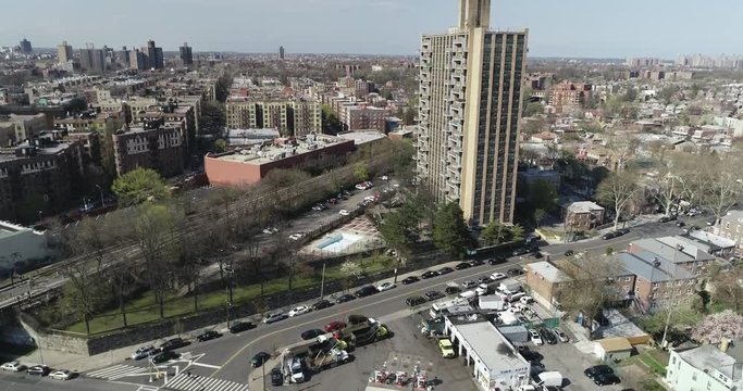 Aerial of The Bronx, New York