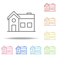 house icon. Elements of Building Landmarks in multi color style icons. Simple icon for websites, web design, mobile app, info graphics